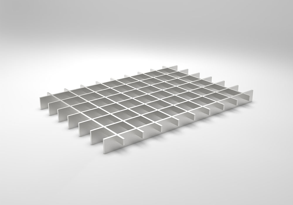 Presse gesperrtes Gitter